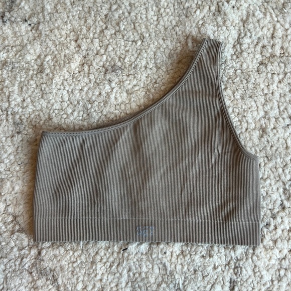 Set Active SCULPTFLEX™ RIBBED ONE SHOULDER - SAND - Picture 1 of 2